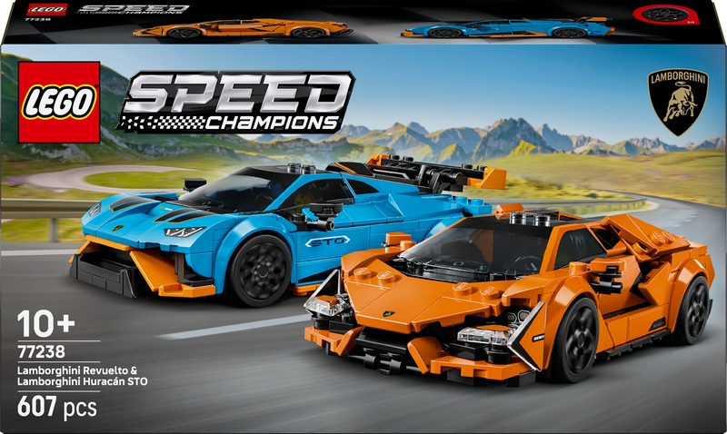 LEGO Speed Champions 77238 Lamborghini Revuelto a Huracán STO